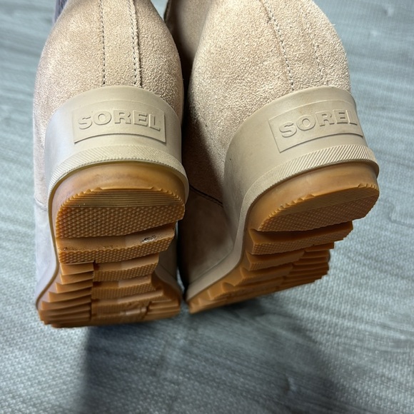 SOREL Evie Pull-on Wedge Bootie, Waterproof Suede Leather - Women’s Size 10.5 - Picture 12 of 12